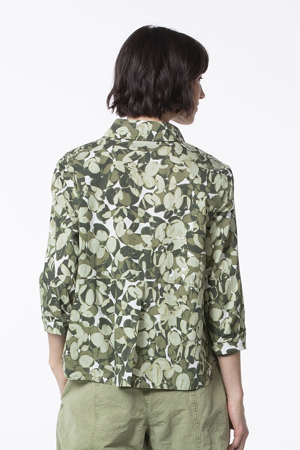 Blouse 535 wash - Lunaria' Flower Print on Poplin - 720CALLA - 10250110172