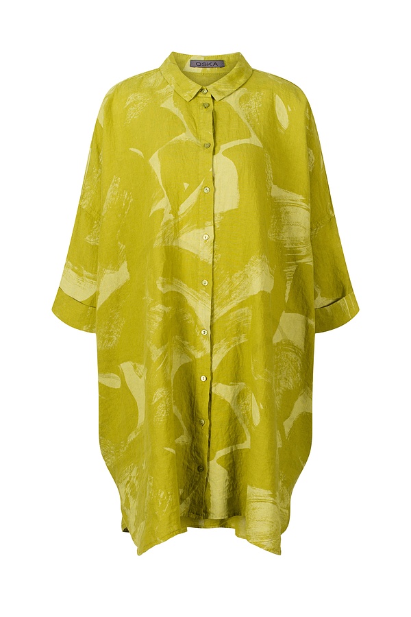Blouse Maargit / 100 % Linen 740PISTACHIO