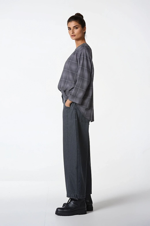 Blouse Narranja 319 / Tencel ™ Lyocell - cotton mixture - 970ASPHALT - 10230710118