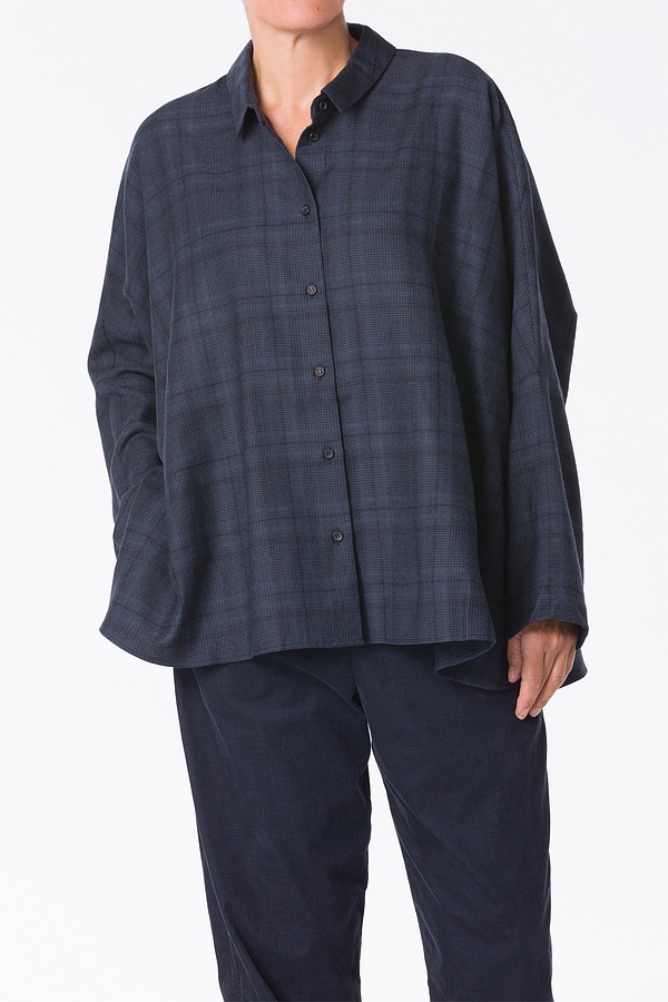 Blouse Tucubai 318 / Tencel ™ Lyocell-Verwoll mixture 490NAVY