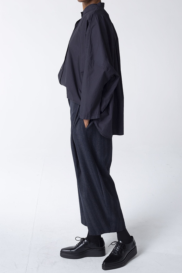 Blouse Yvik / Printed Cotton Poplin 490NAVY