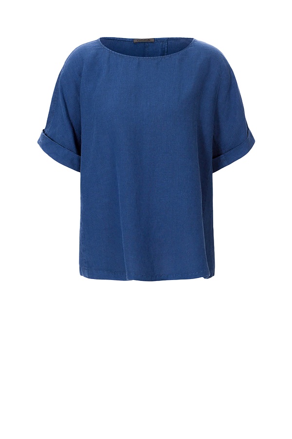 Bluse 312 - 100 % Linen - 462AZURE - 10230110060
