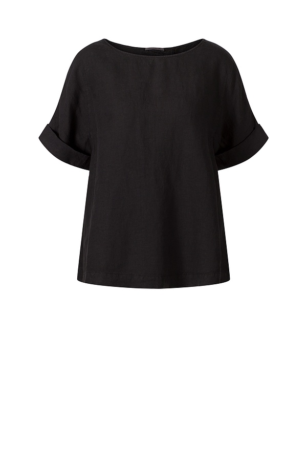 Bluse 312 - 100 % Linen - 990BLACK - 10230110060
