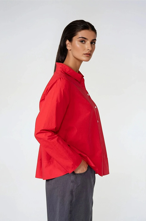 Bluse 517 - Baumwollpopeline - 350DAHLIA - 10250110079