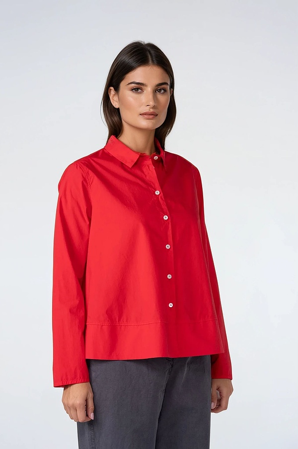 Bluse 517 - Baumwollpopeline - 350DAHLIA - 10250110079