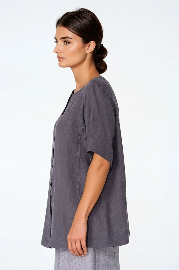 Bluse 519 - Reines Leinen - 882METAL - 10250110108