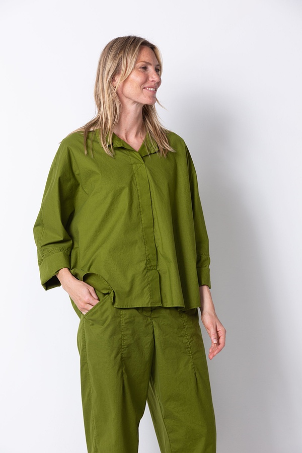 Bluse 523 - Elastischer, leichter Ripstop - 752MATCHA - 10250110178