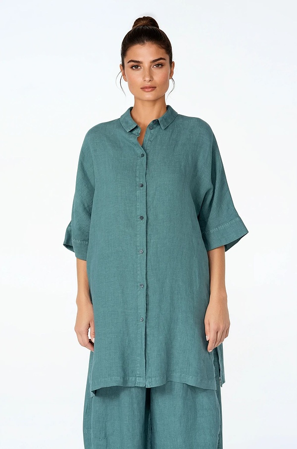 Bluse 529 - Ren hør - 672MINERAL - 10250110144