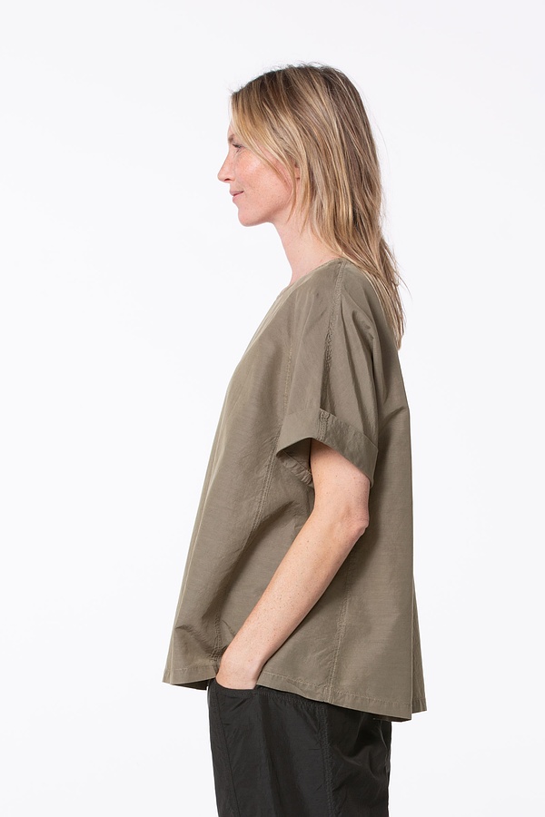 Bluse 530 - Baumwoll-Cupro Rips - 832GRIT - 10250110145