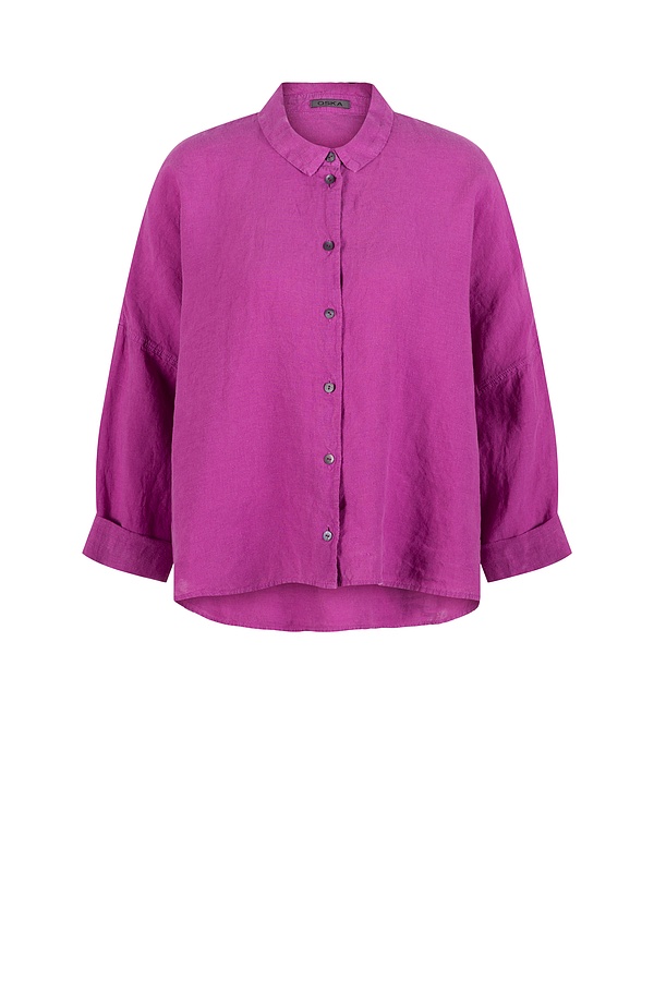 Bluse 532 - Reines Leinen - 370PURPLE - 10250110148