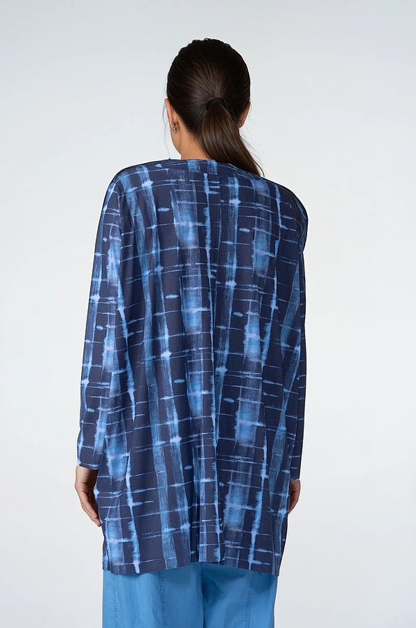 Bluse 538 - Ultraleichter Techno-Stretch mit Shibori-Druck - 440HEAVEN - 10250110121
