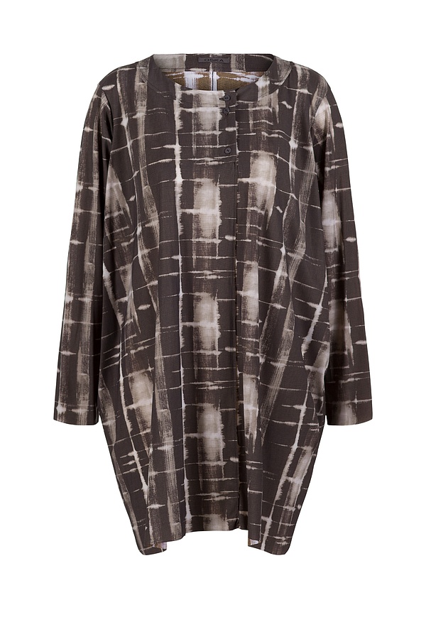 Bluse 538 - Ultraleichter Techno-Stretch mit Shibori-Druck - 830GRIT - 10250110121