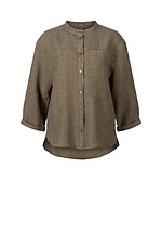 Blouse Begeerte / 100 % Linen 772KHAKI
