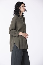 Blouse Maaira / Linen-Cotton Blend 772KHAKI