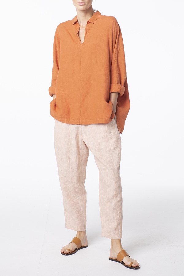 Broek 226 - 100% Irish Linen - 230TANGERINE - 10220110106