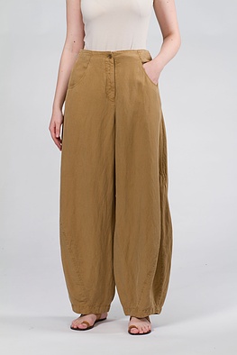 Broek 234 - Lyocell-Linen-Piqué - 832OCHRE - 10220110129