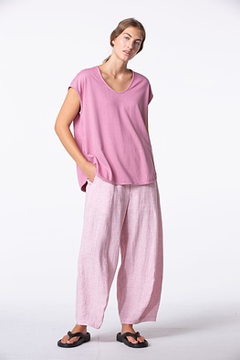 Broek 422 - Linnen Fil-à-Fil - 340ROSE - 10240110091