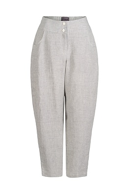 Broek 444 - Linnen Fil-à-Fil - 580SLATE - 10240110138