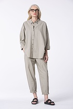 Trousers Tertia / Cotton-Linen Blend 830SAND