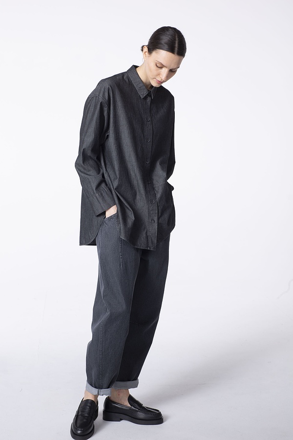 Trousers Yesso 322 wash / Cotton Denim 990BLACK