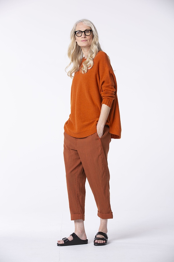 Trousers Cravtea / Cotton-Linen Blend 252SPICE