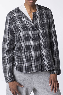 Bunda 115 - Viscose-Wool- Cotton Blend - 940SILVER - 10210710137