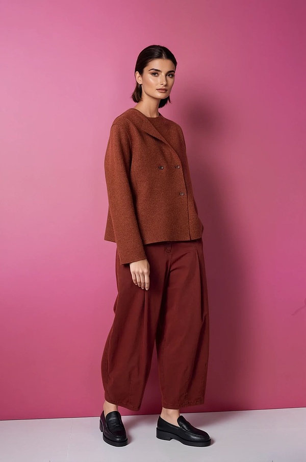 Bunda 305 - OSKA premium Boiled wool - 260RUST - 10230710047