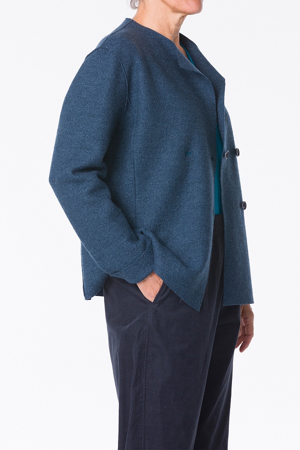 Bunda 305 - OSKA premium Boiled wool - 580BLUE - 10230710047