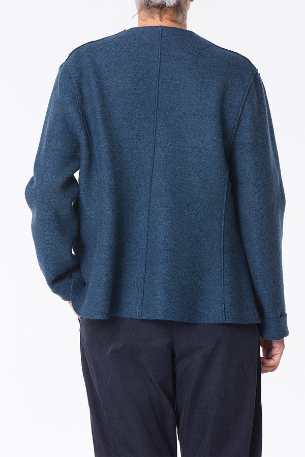 Bunda 305 - OSKA premium Boiled wool - 580BLUE - 10230710047