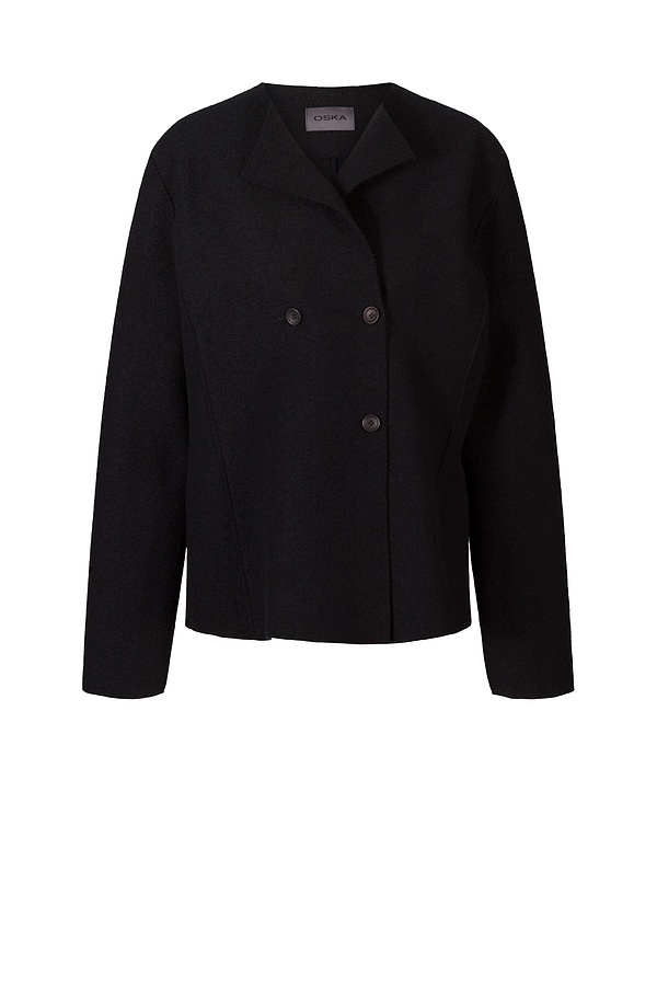 Bunda 305 - OSKA premium Boiled wool - 990BLACK - 10230710047