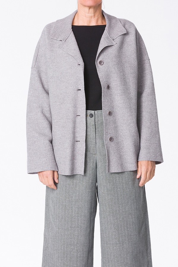 Bunda 311 - OSKA premium Boiled wool - 930GREY - 10230710074