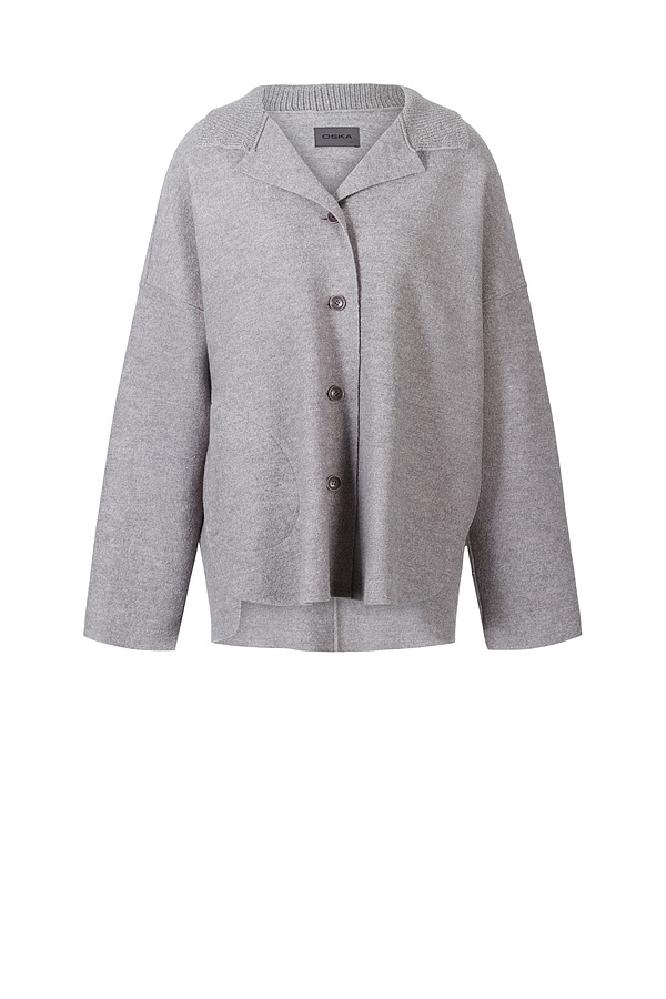 Bunda 311 - OSKA premium Boiled wool - 930GREY - 10230710074