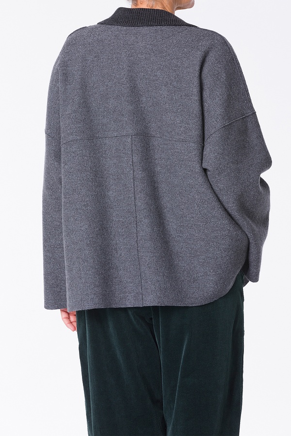 Bunda 311 - OSKA premium Boiled wool - 970ASPHALT - 10230710074
