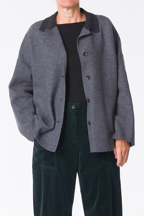 Bunda 311 - OSKA premium Boiled wool - 970ASPHALT - 10230710074