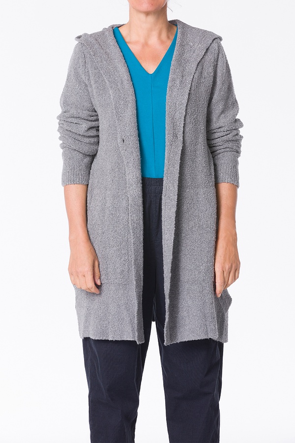 Bunda 316 - Bouclé cotton mixture - 930GREY - 10230713037