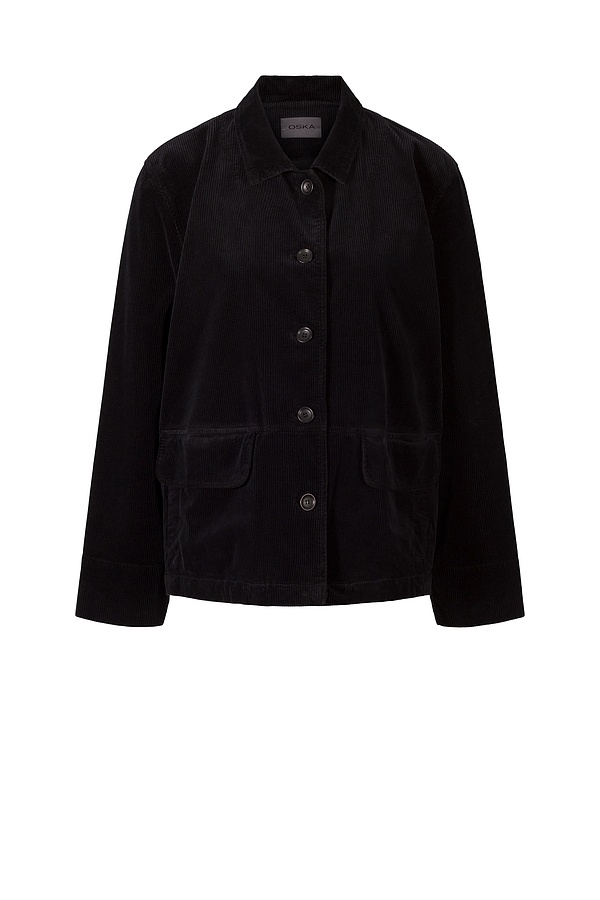 Bunda 318 - Cotton cord with stretch content - 990BLACK - 10230710127