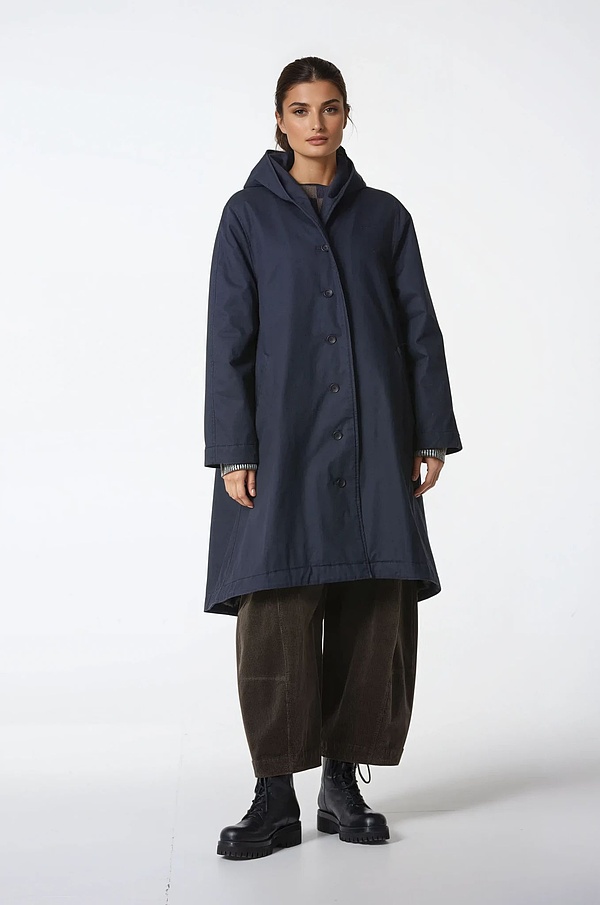Coat 306 wash - Cotton - twill - 490NAVY - 10230710083