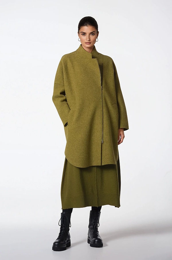 Coat 308 - OSKA premium Boiled wool - 760LIZARD - 10230710134
