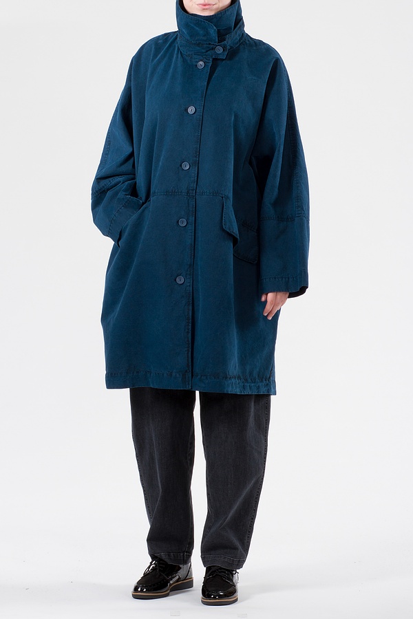 Coat Bellsaria / 100% Brushed Cotton 582LAPIS