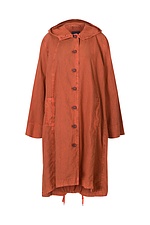 Coat Griett / Cotton-Linen Blend 252HENNA