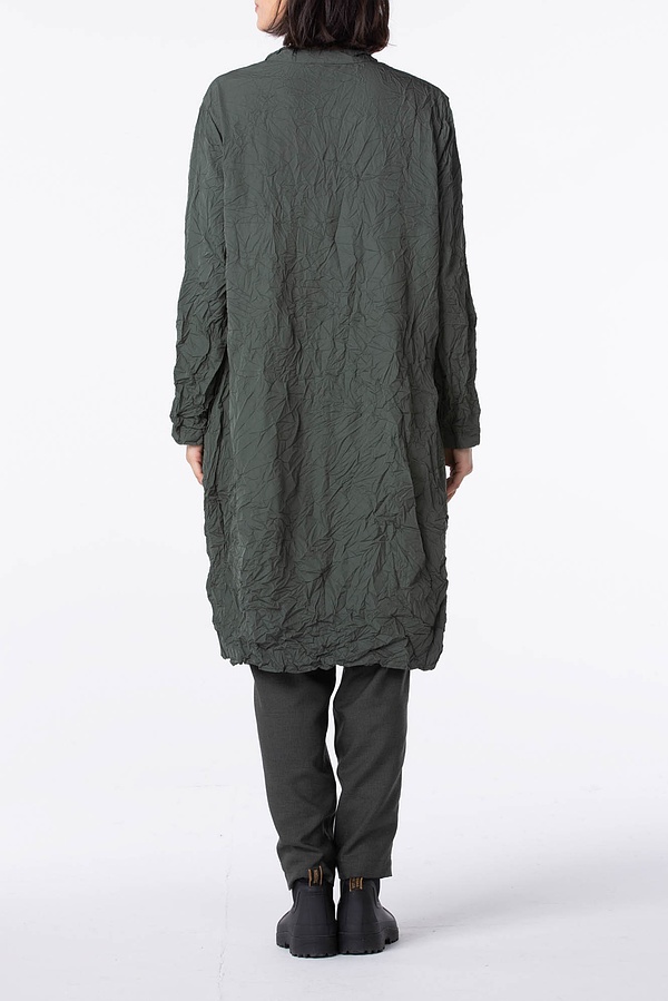 Dress 217 Plissee - Technical Parachute Silk - 770FOREST - 10220710097