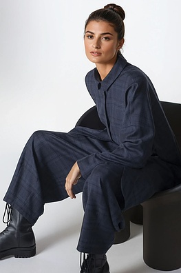 Dress 322 - Tencel ™ Lyocell-Verwoll mixture - 490NAVY - 10230710112