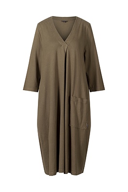 Dress 325 - Hemp - Eco-Cotton-Blend - 770KHAKI - 10230110139