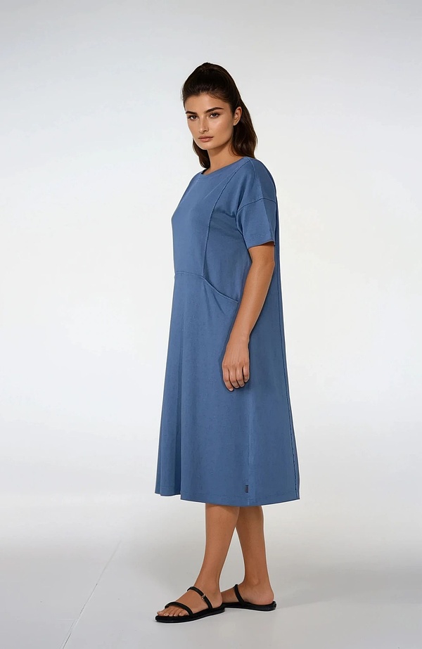 Dress 512 - Hemp and Organic Cotton Jersey - 572DENIM - 10250110052
