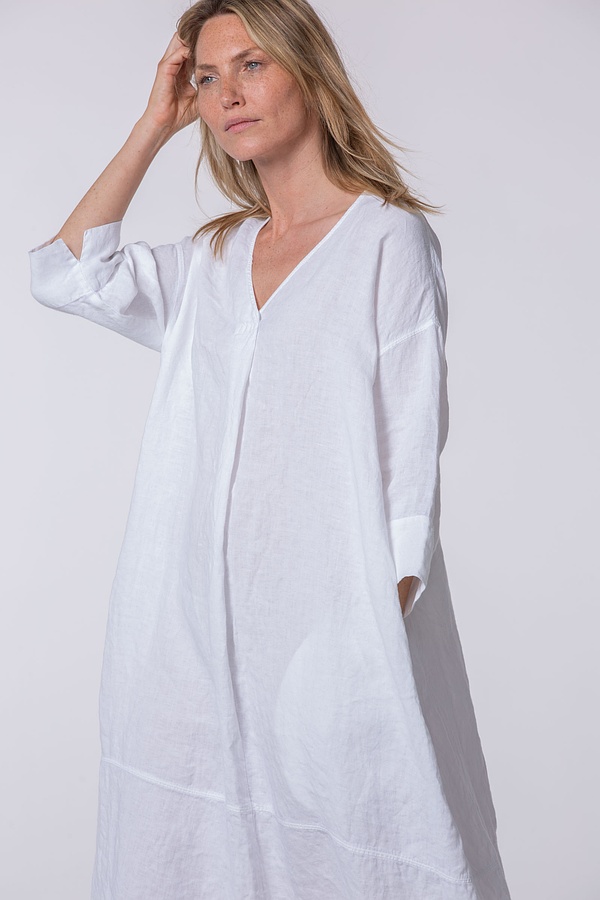 Dress 513 - Pure Linen - 103WHITE - 10250110053