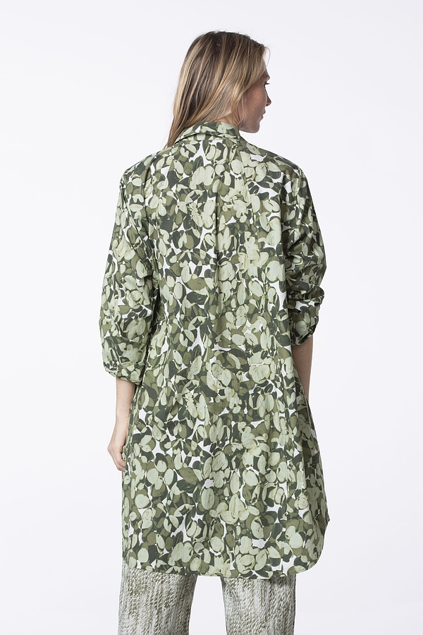 Dress 530 wash - Lunaria' Flower Print on Poplin - 720CALLA - 10250110153