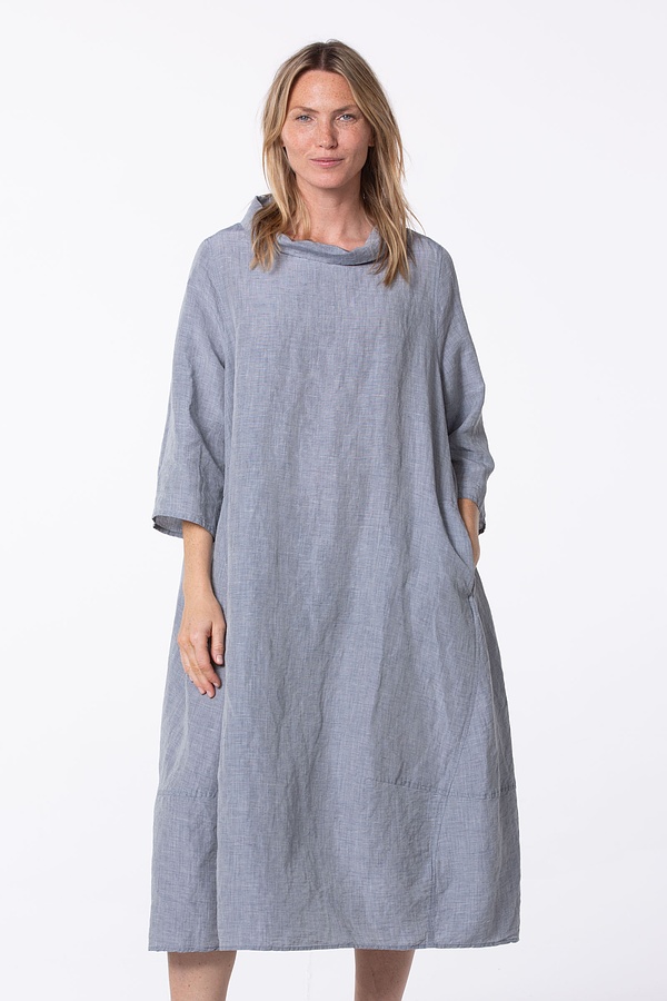 Dress 532 wash - Linen-Tencel™ Fil-à-Fil - 570DENIM - 10250110155