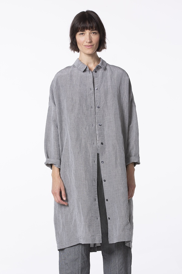 Dress 533 wash - Linen-Tencel™ Fil-à-Fil - 780IVY - 10250110156