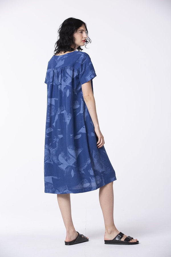 Dress Geboude / 100 % Linen 460AZURE