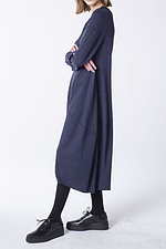 Dress Hannin / Japanese Boiled Wool 490NAVY